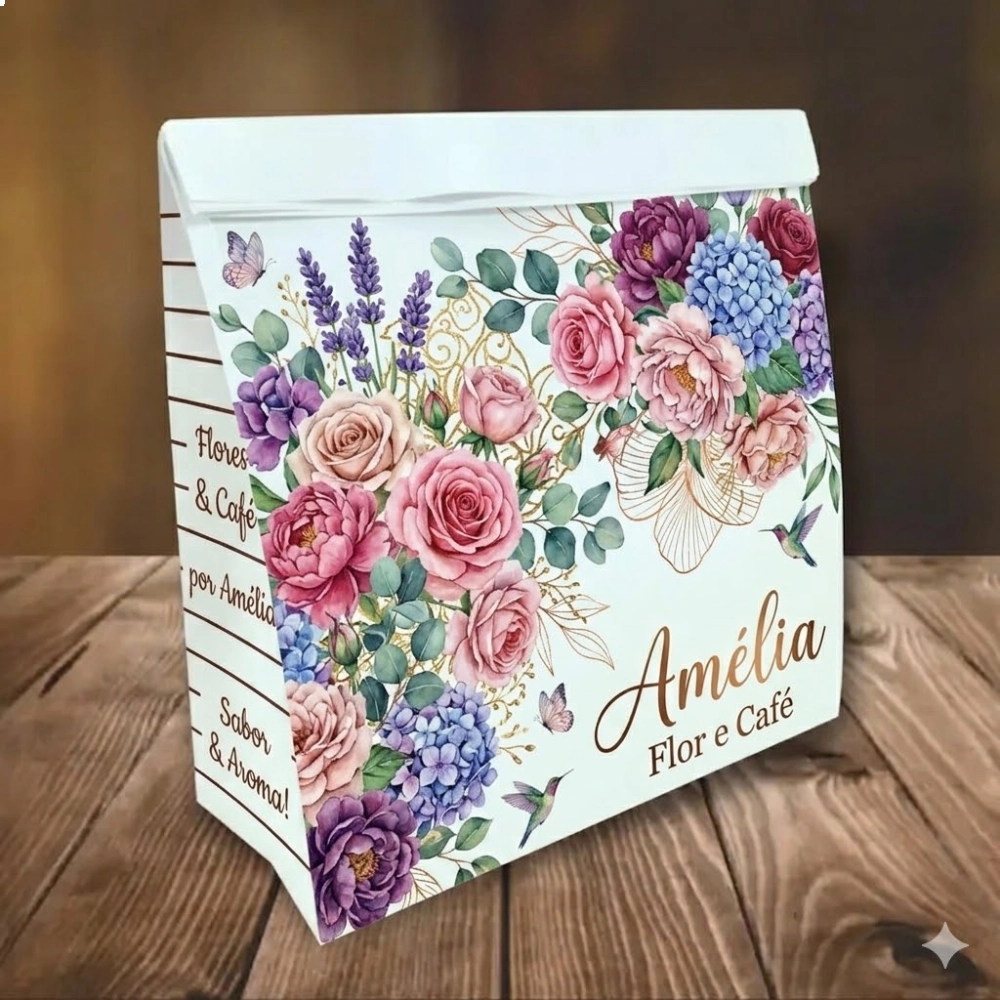 50 Sacos p/ Delivery 22x10x24 - Personalizadas com sua marca
