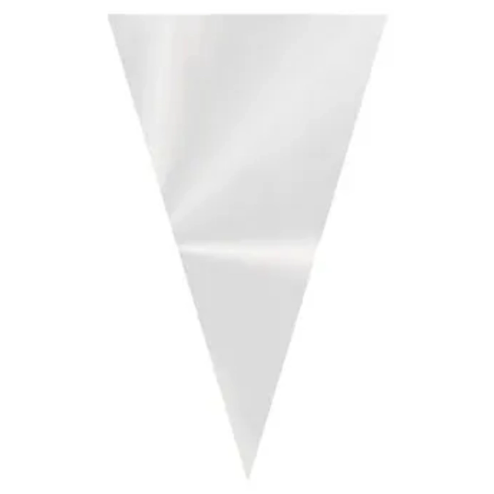 50 Saquinhos Transparente para Cone Trufado