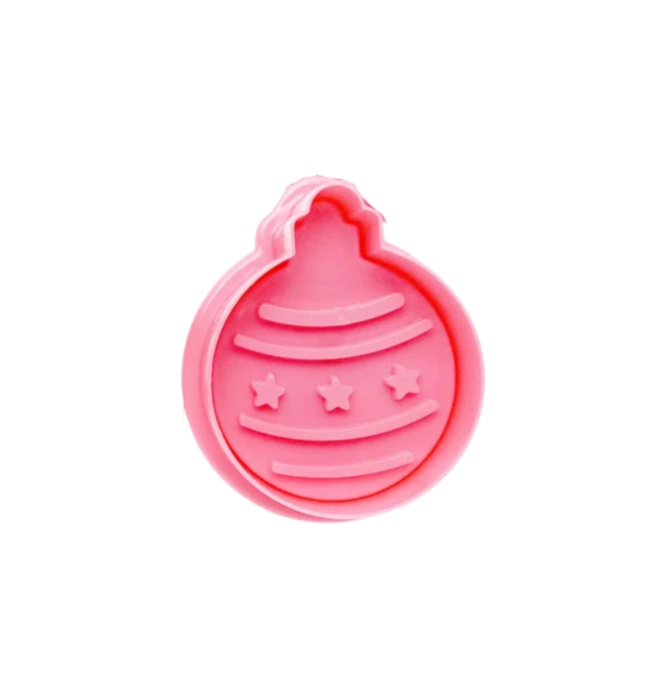 1 Cortador e Marcador com Mola - Bola de Natal