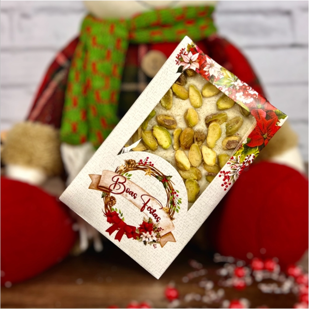 10 Caixas Barra Golden Bar 140g - Coleção Querido Noel