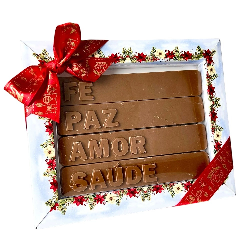 10 Caixas - Fé, Paz, Amor e Saúde - Coleção A Magia do Natal -Natal 2025