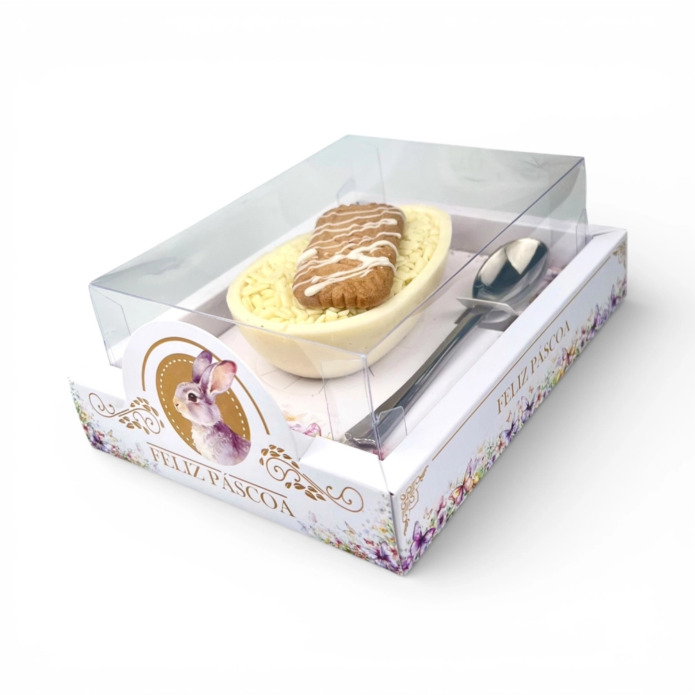 10 Caixas Luxo para 1 Ovo de 150g - Coleção Páscoa da Transformação