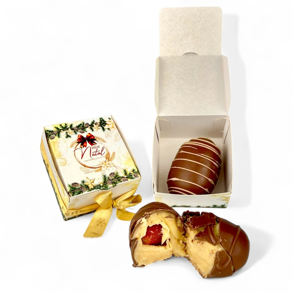 10 Caixas p/ doces Individuais - Natal 2025 - Coleção NATAL EM POESIA