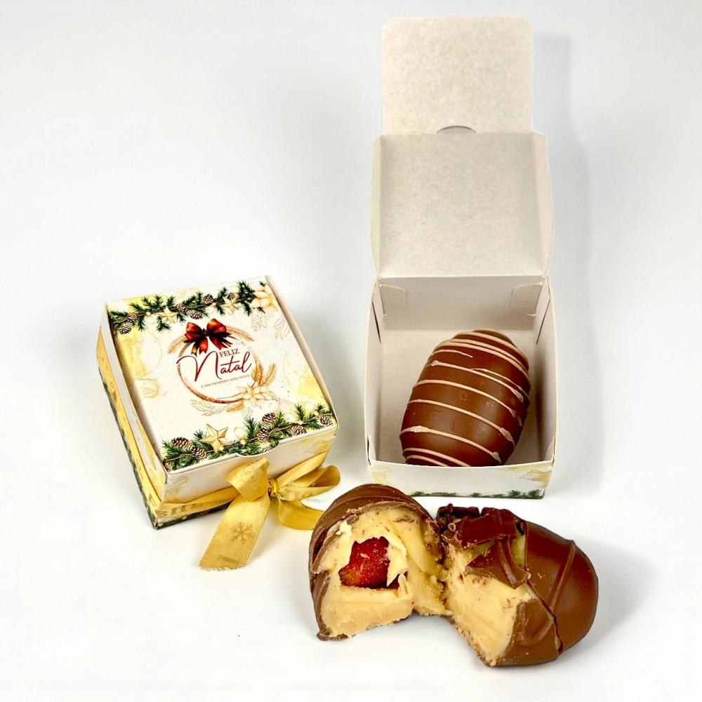 10 Caixas p/ doces Individuais - Natal 2025 - Coleção NATAL EM POESIA