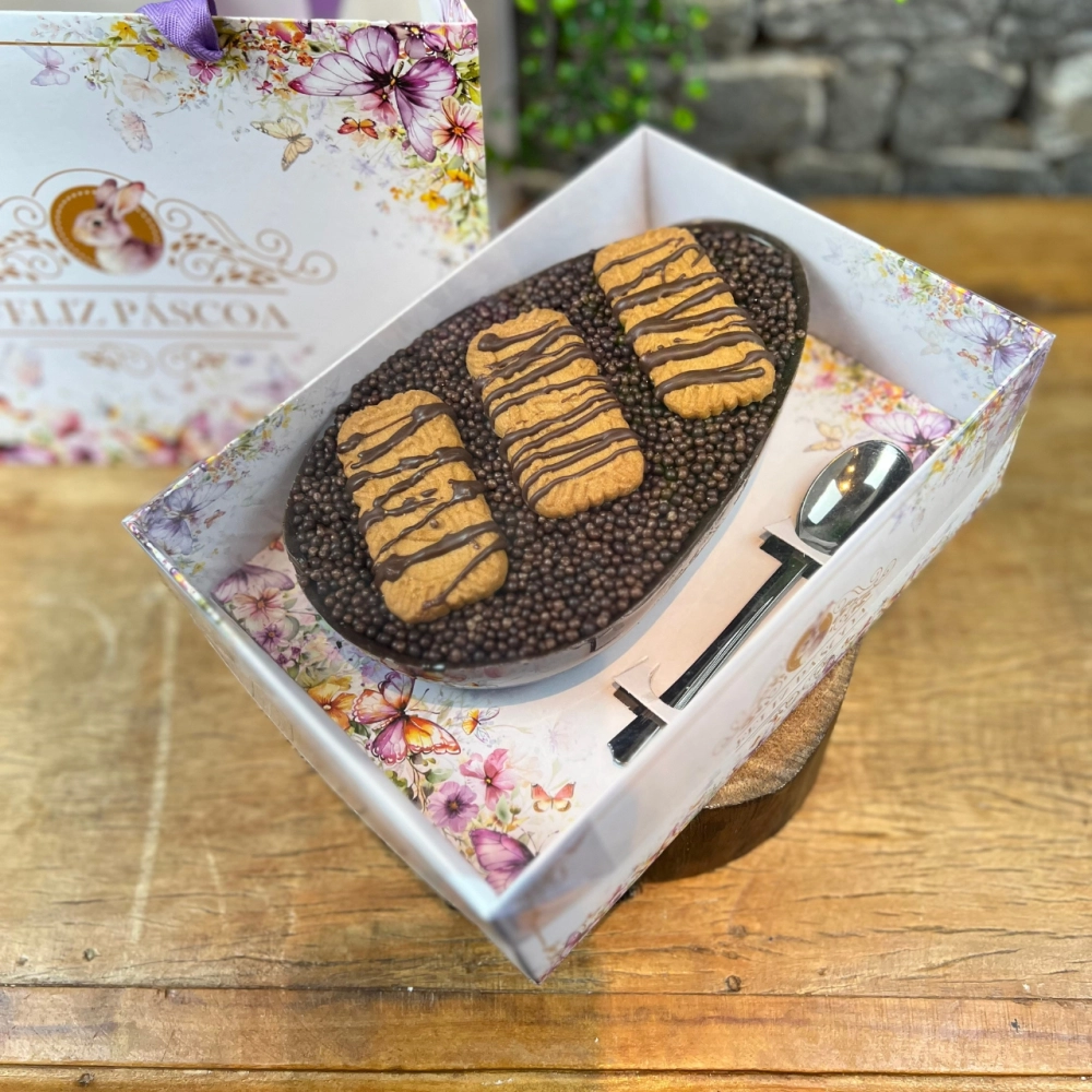 10 Caixas para 1 Ovo de 250, 350 ou 500g - Coleção Páscoa da Transformação