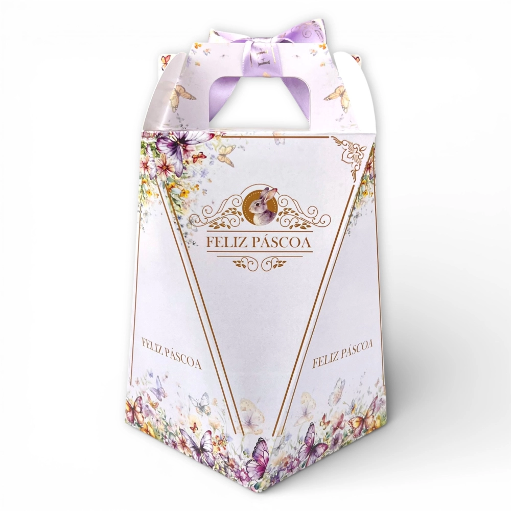 10 Caixas para 1 Ovo Tradicional de 250, 350 e 500g - Coleção Páscoa da Transformação