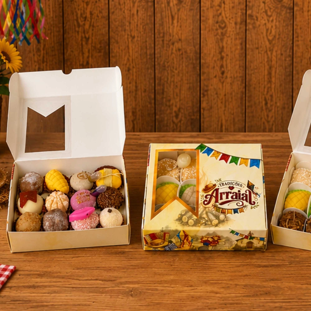 10 Caixas para 12 doces - ARRAIAL