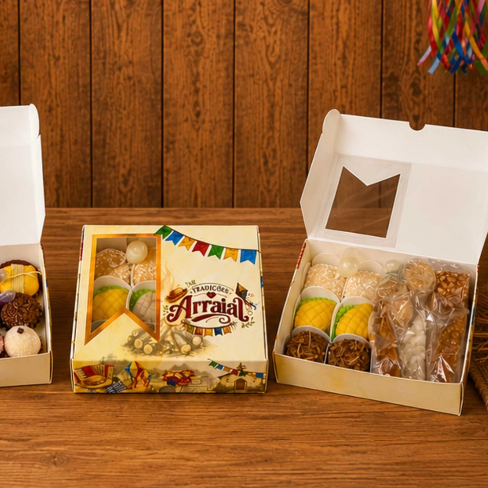 10 Caixas para 12 doces - ARRAIAL