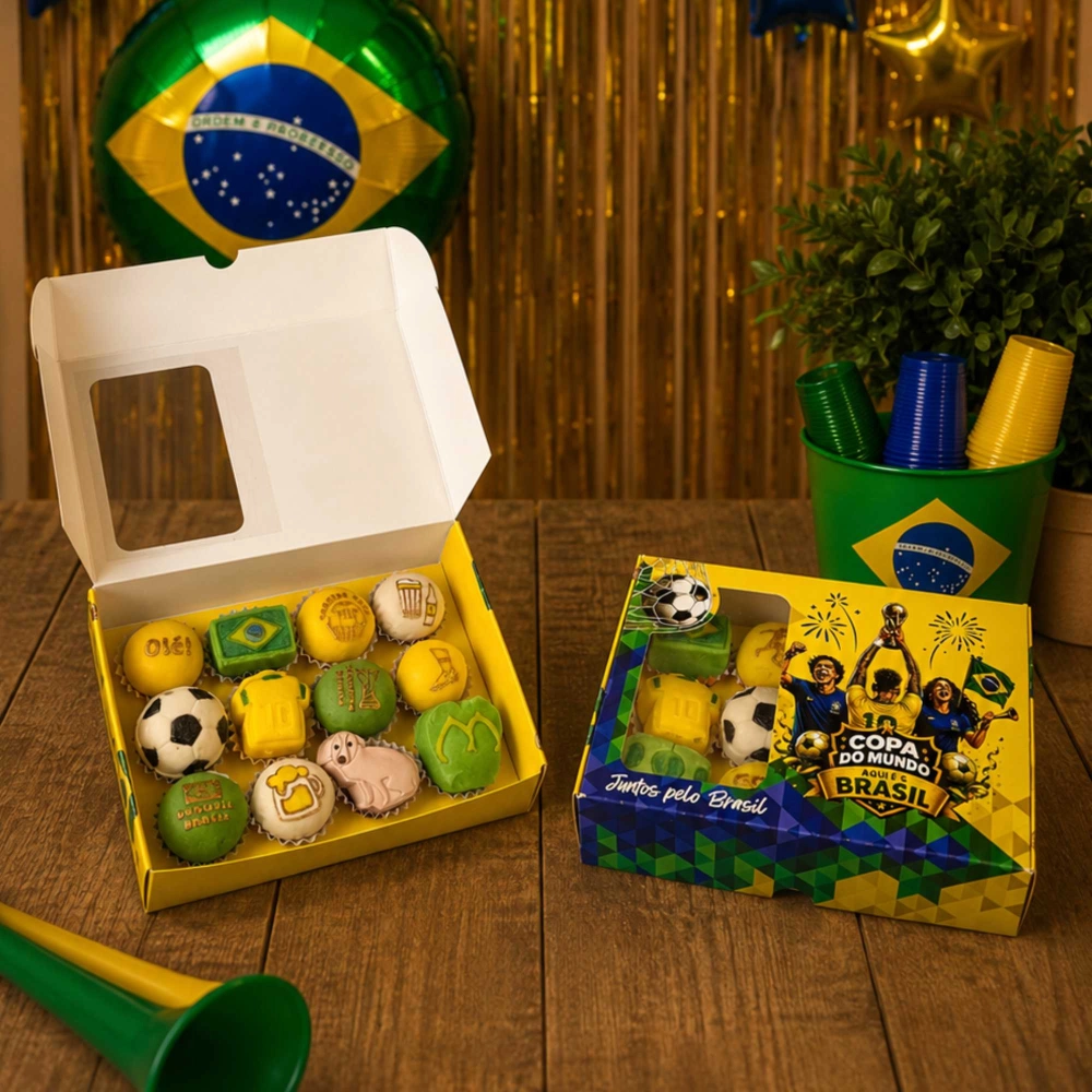 10 Caixas para 12 doces - COPA do MUNDO