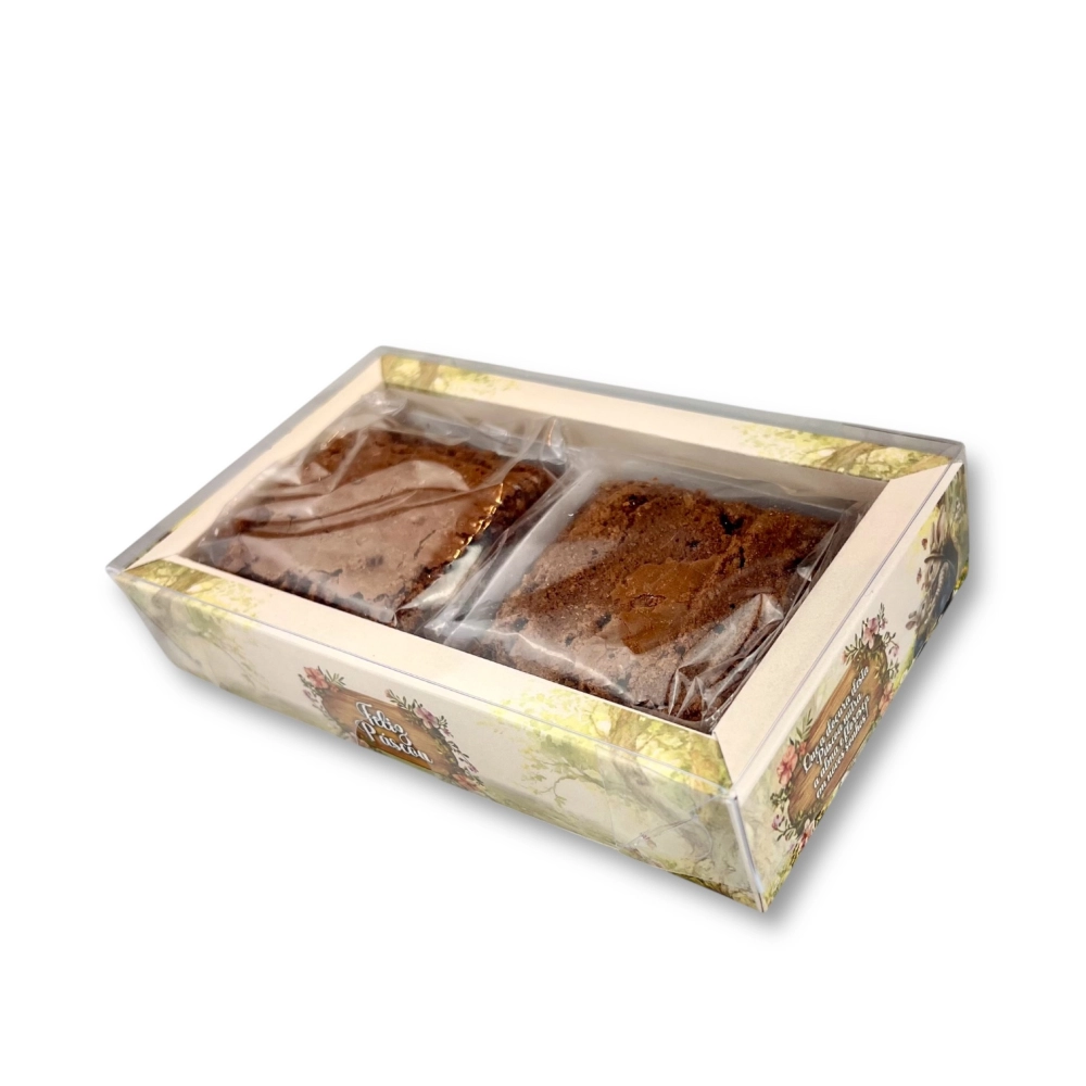 10 Caixas para 2 Brownies - Coleção Páscoa da Colheita