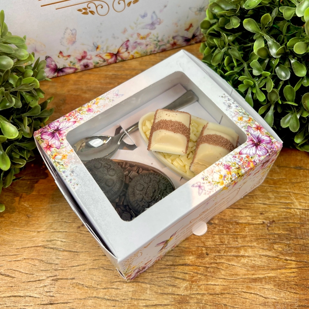 10 Caixas para 2 Ovos de Colher de 50g - Coleção Páscoa da Transformação