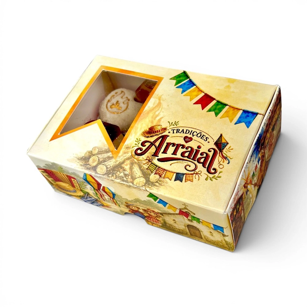 10 Caixas para 6 doces - ARRAIAL