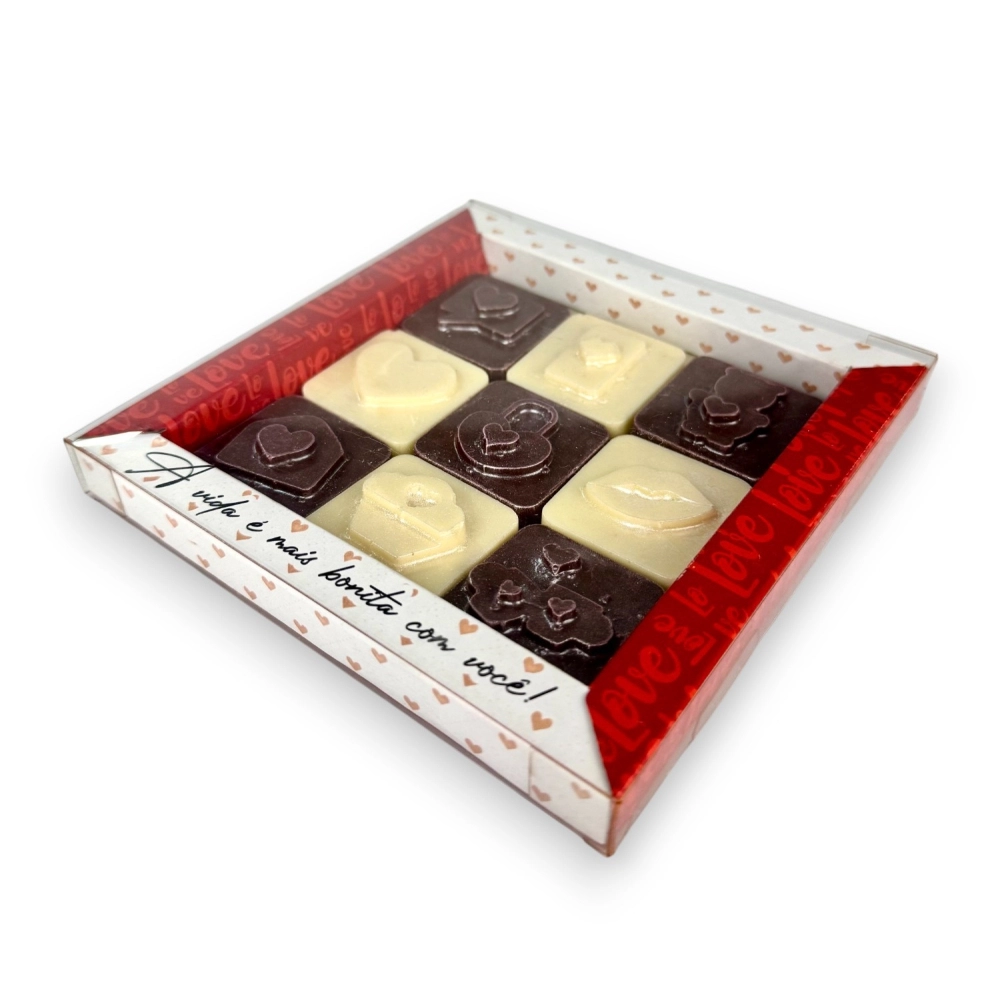 10 CAIXAS PARA 9 CHOCOLATES - DIA DOS NAMORADOS 2025