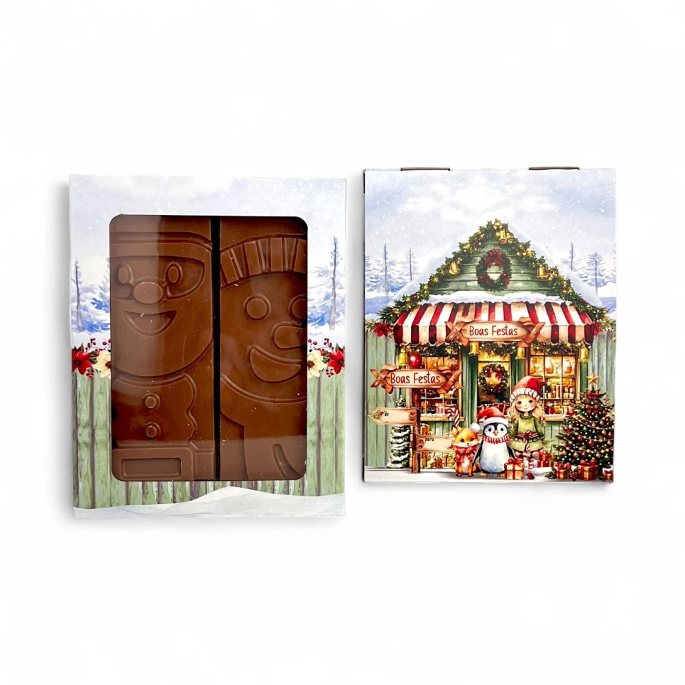 10 Caixas para duplinhas barrinha de personagens - Coleção A  Magia do Natal -Natal 2025