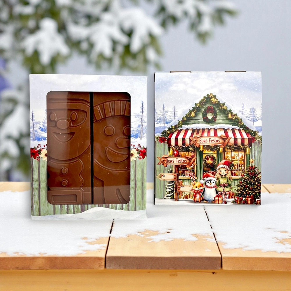 10 Caixas para duplinhas barrinha de personagens - Coleção A  Magia do Natal -Natal 2025