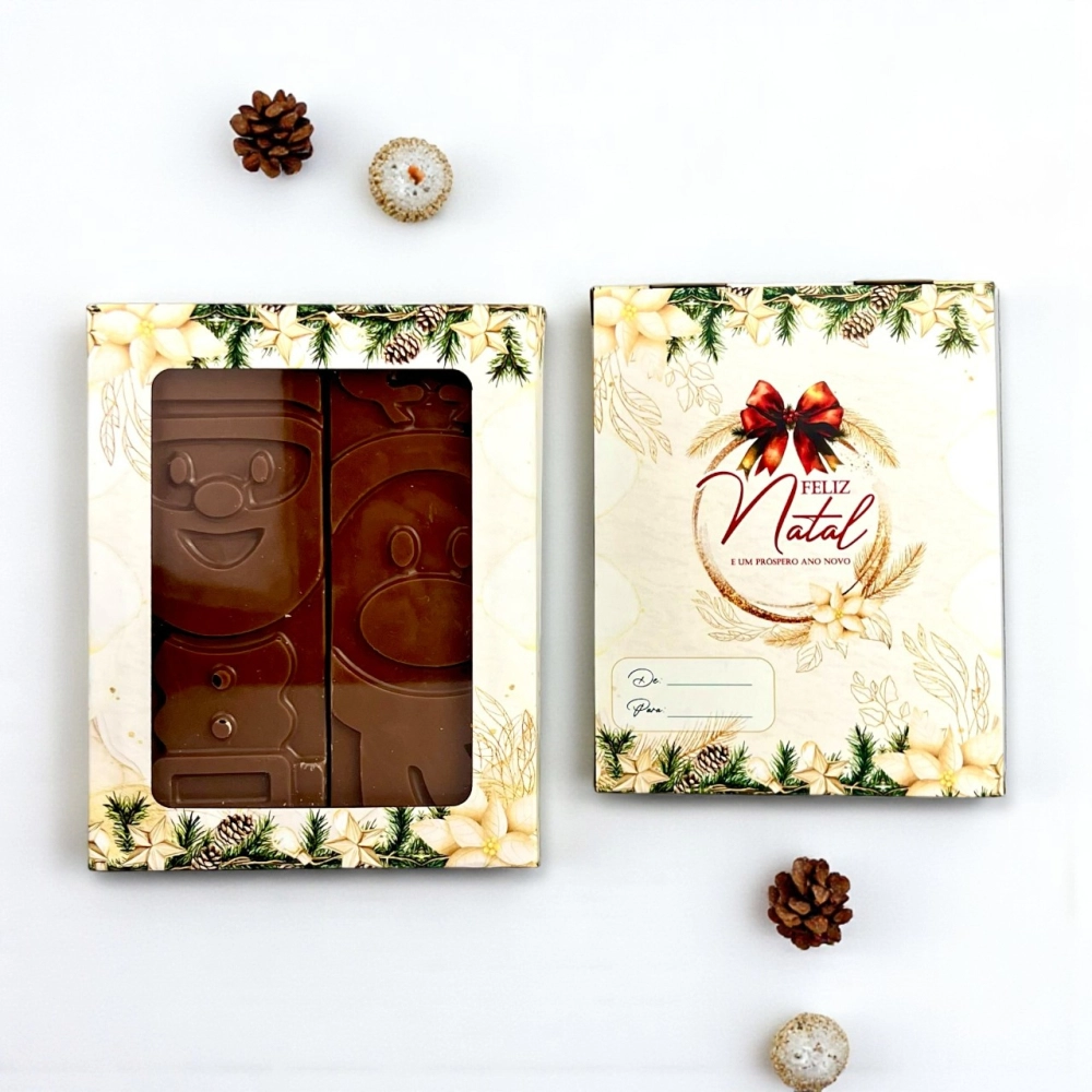 10 Caixas para duplinhas barrinha de personagens - Coleção Natal em poesia -Natal 2025