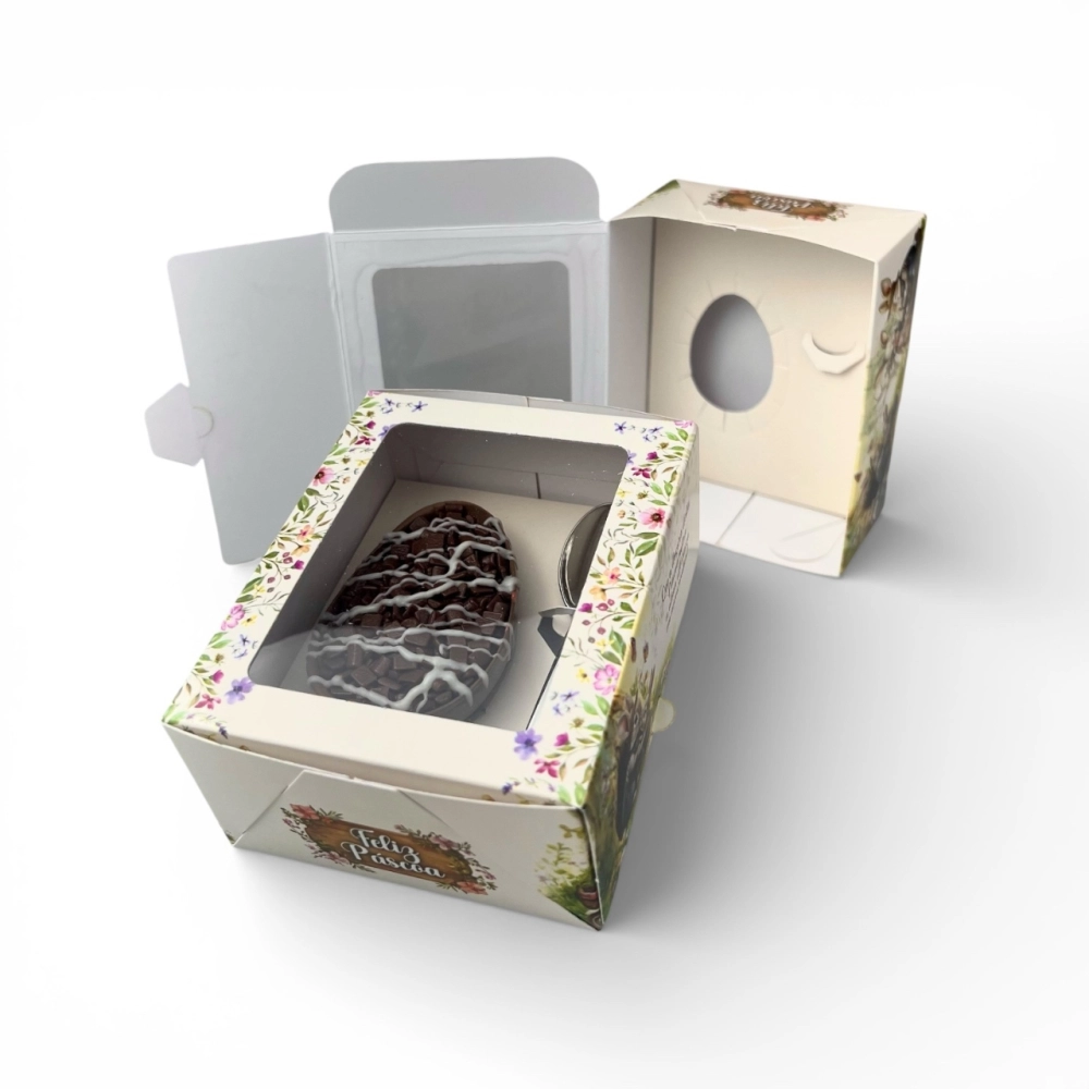 10 Caixas para Ovo de Colher de 50g - Coleção Páscoa da Colheita