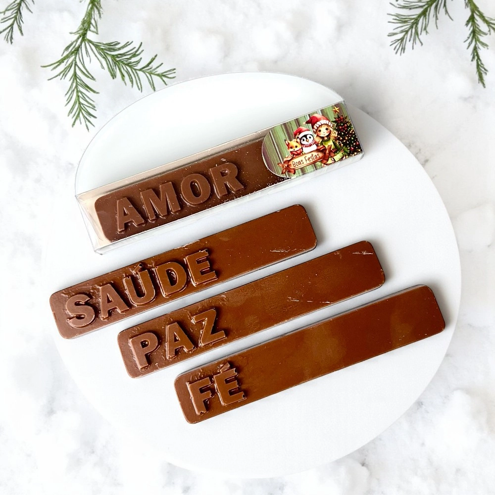 10 Caixas PVC para 1 Barrinha Desejos - Coleção A Magia do Natal - Natal 2025