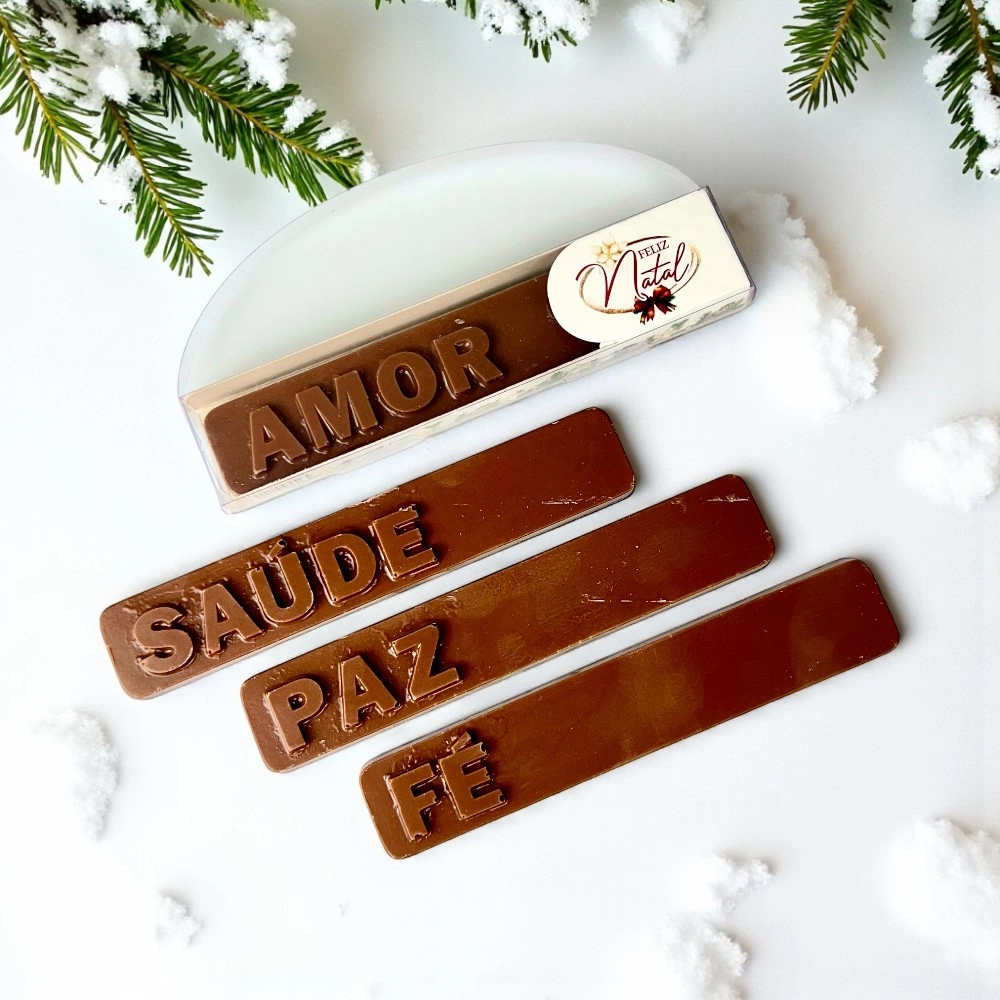 10 Caixas PVC para 1 Barrinha Desejos - Coleção Natal em Poesia - Natal 2025