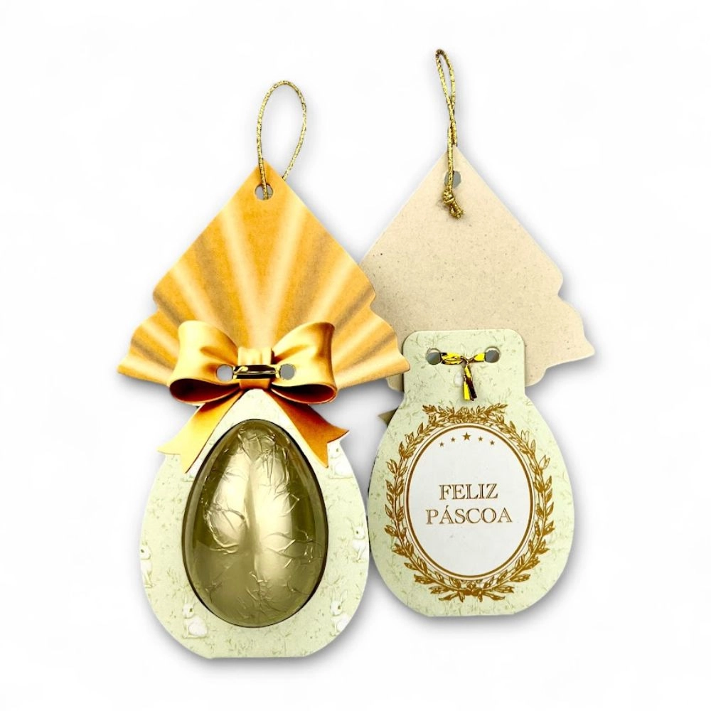 10 Cartelas para Meio Ovinho de 30g - Coleção RELÍQUIA - Páscoa 2025