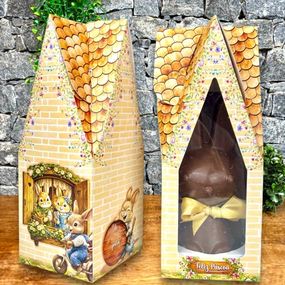 10  embalagem Castelinho - Coleção Páscoa da Colheita