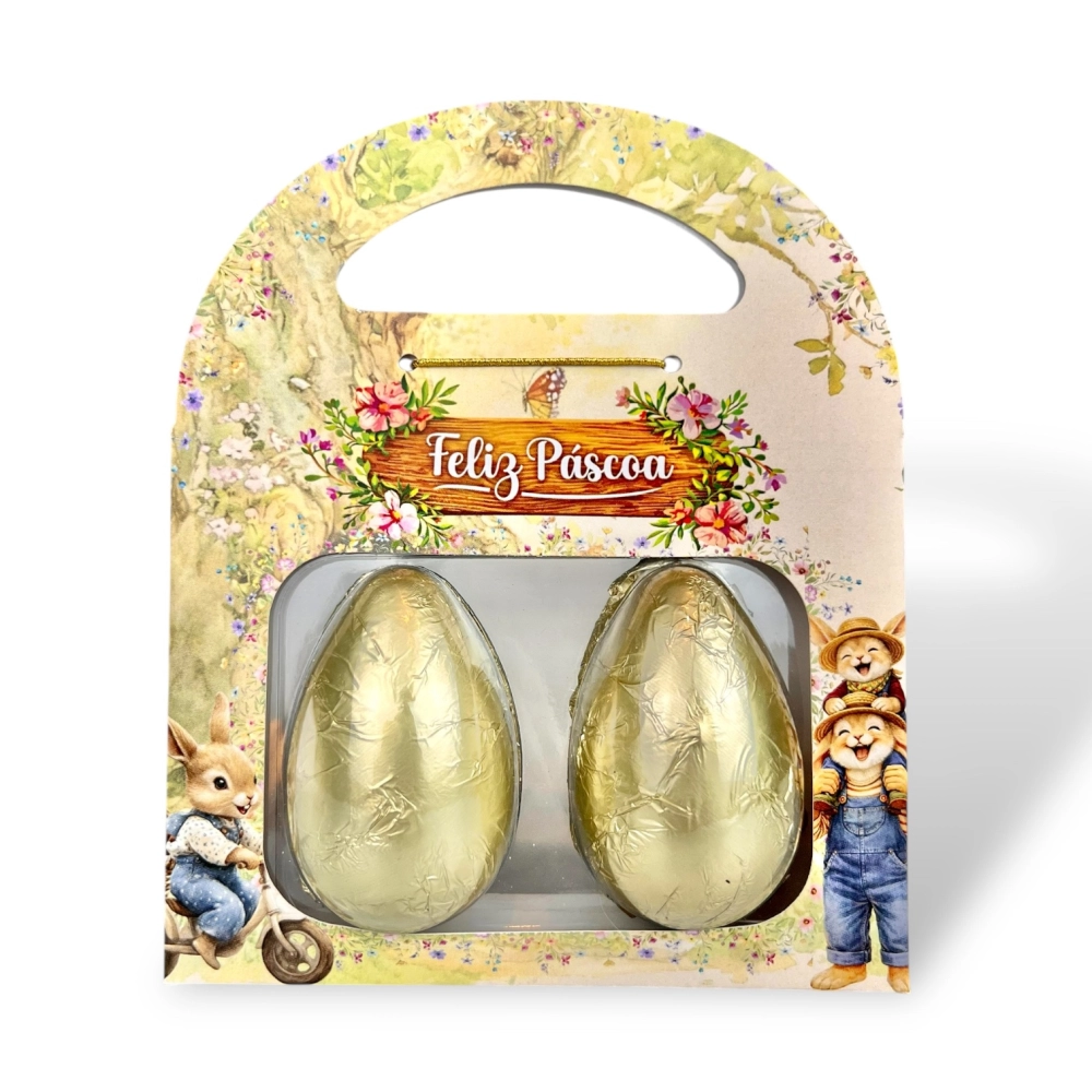 10 Embalagens Blister para 2 Ovos de 50g - Coleção Páscoa da Colheita