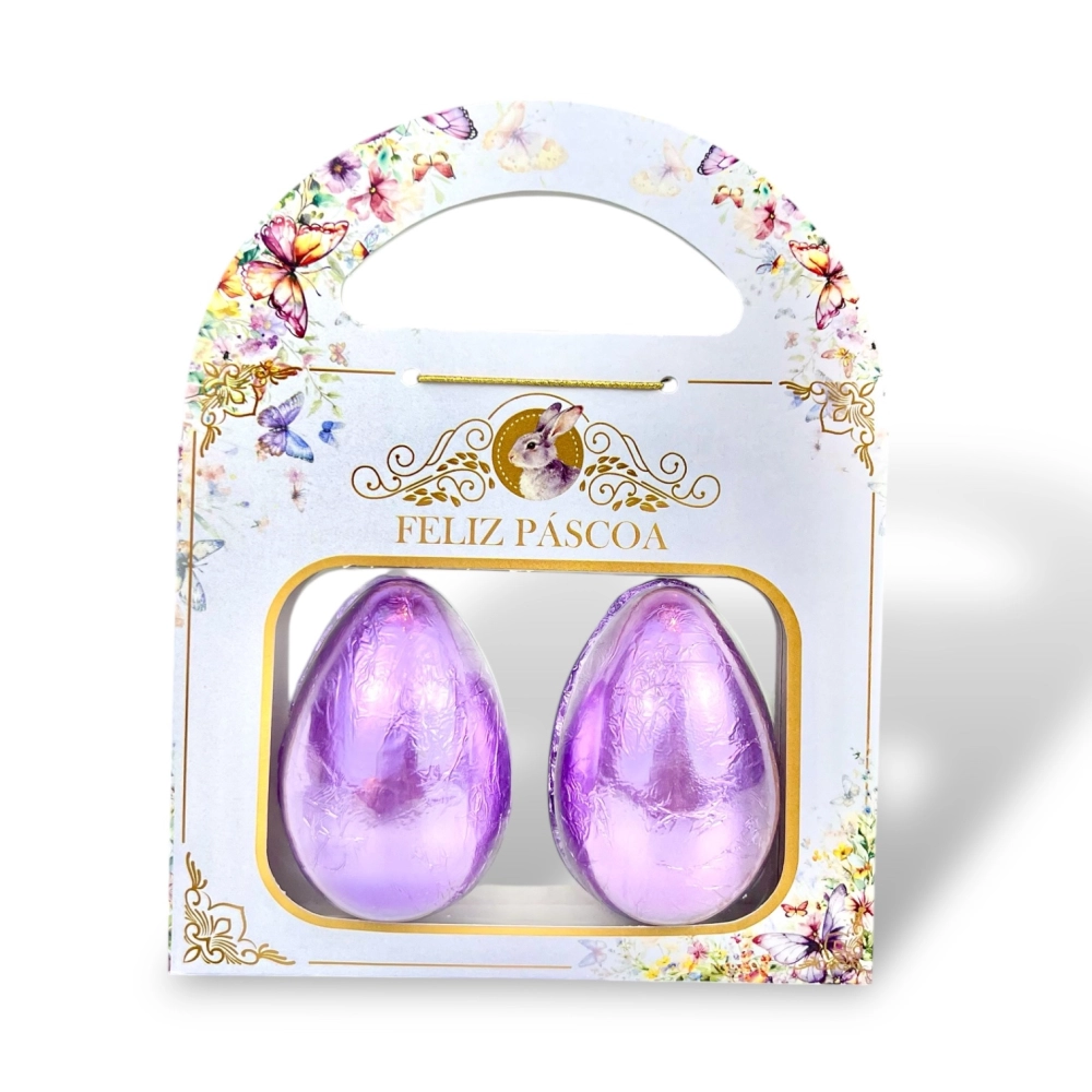 10 Embalagens Blister para 2 Ovos de 50g - Coleção Páscoa da Transformação