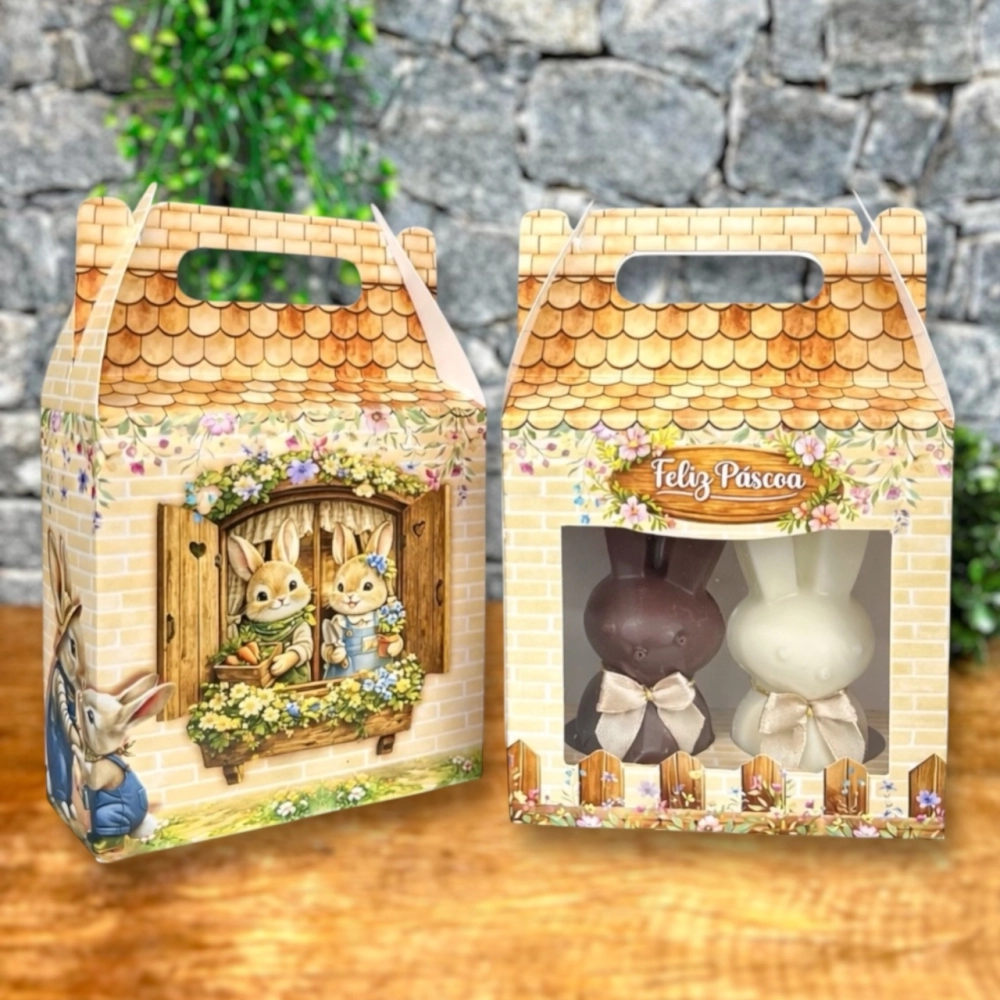 10 embalagens Morada dos Coelhos - Coleção Páscoa da Colheita
