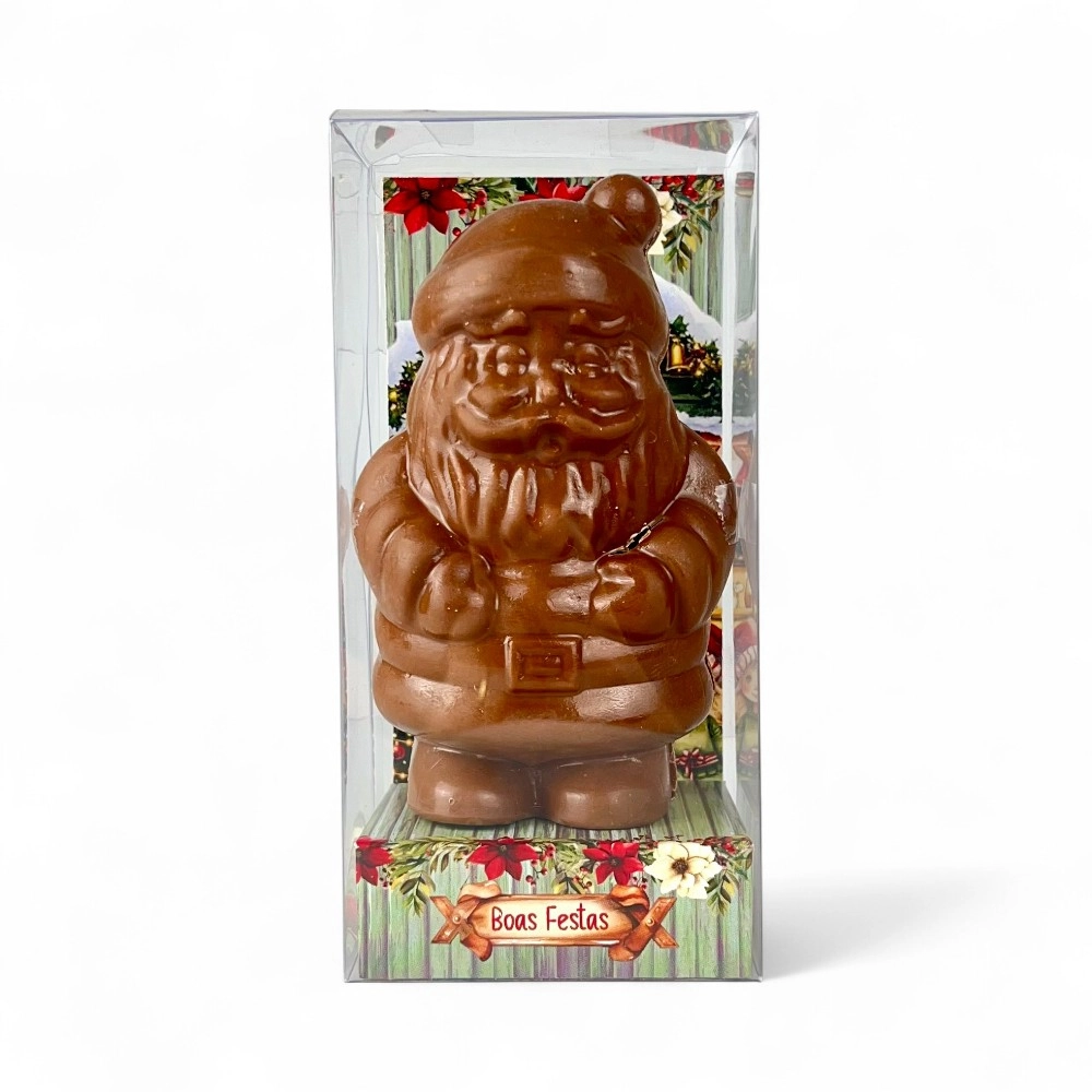 10 Embalagens Papai Noel em Pé - Coleção A magia do natal- Natal 2025