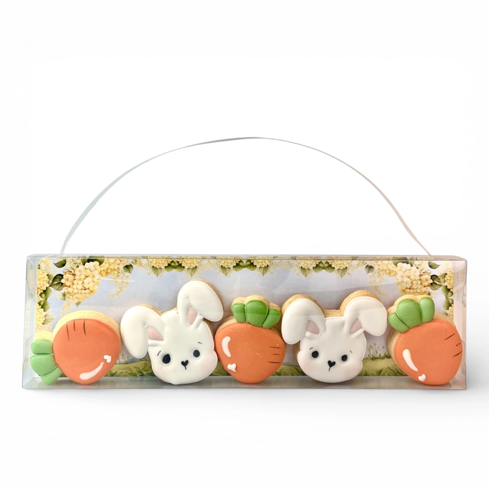 10 Embalagens Tirinha de Biscoito - Coleção Páscoa da Positividade