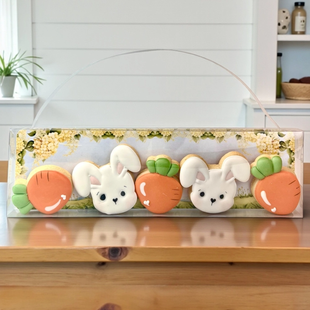 10 Embalagens Tirinha de Biscoito - Coleção Páscoa da Positividade