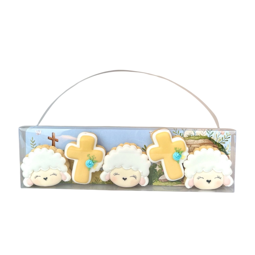 10 Embalagens Tirinha de Biscoito - Cristão - Foi por você