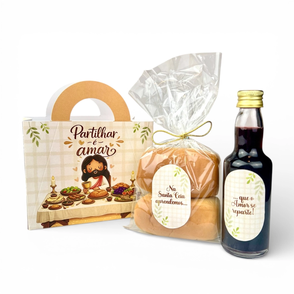 10 Kits Explicando a Santa Ceia - Cristão - Foi por você