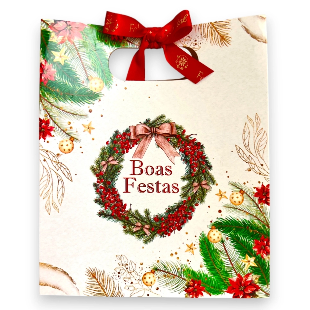 10 Sacolas 17x10 - Coleção Natal Inspirador