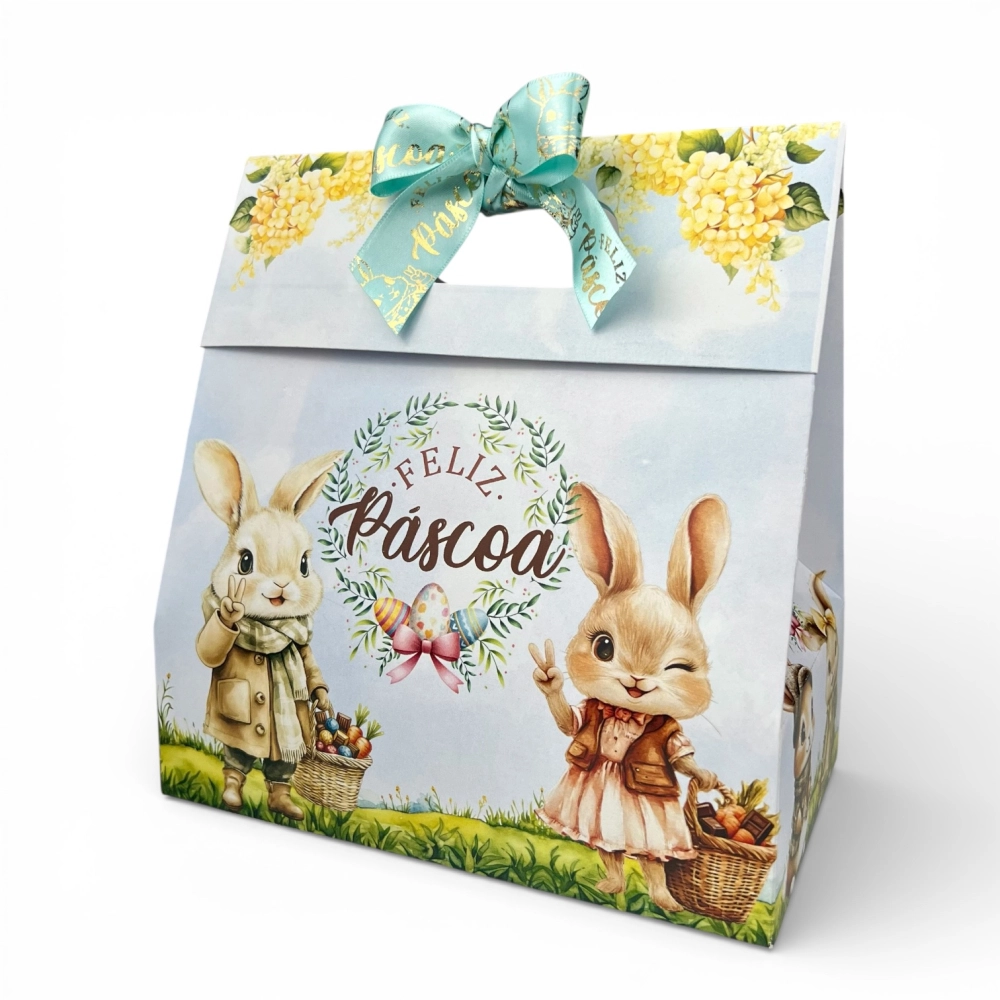 10 Sacolas 17x10 - Coleção Páscoa da Positividade