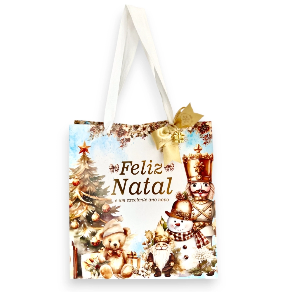 10 Sacolas 18x14 - Coleção Natal Celestial