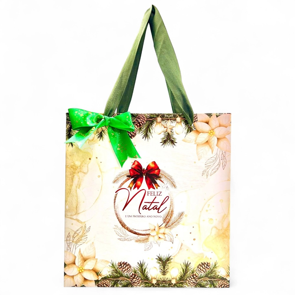 10 Sacolas 18x14 - Coleção Natal em Poesia - Natal 2025