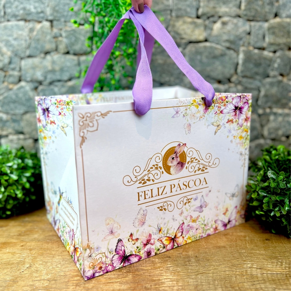 10 Sacolas 18x26 - Coleção Páscoa da Transformação