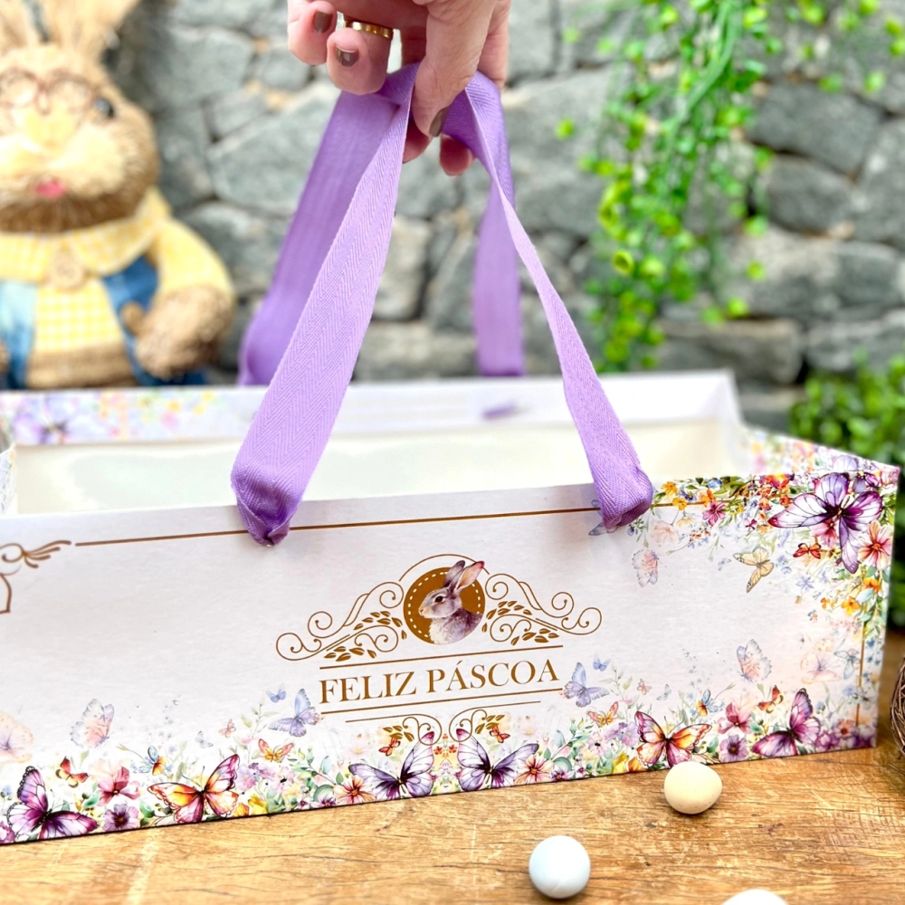 10 Sacolas 30x15 - Coleção Páscoa da Transformação