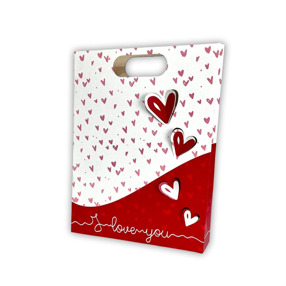 10 Sacolas Slim - I Love You
