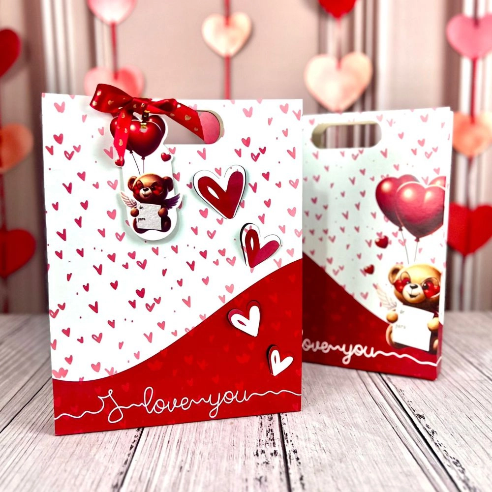10 Sacolas Slim - I Love You