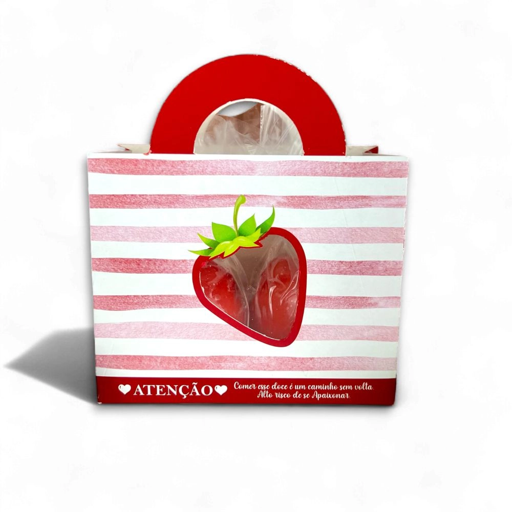 10 Sacolinhas 12x6x10 - MORANGO do AMOR