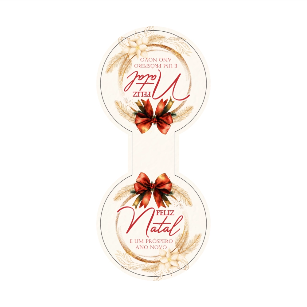 50 Adesivo Lacre de Segurança - Coleção Natal em Poesia - Natal 2025