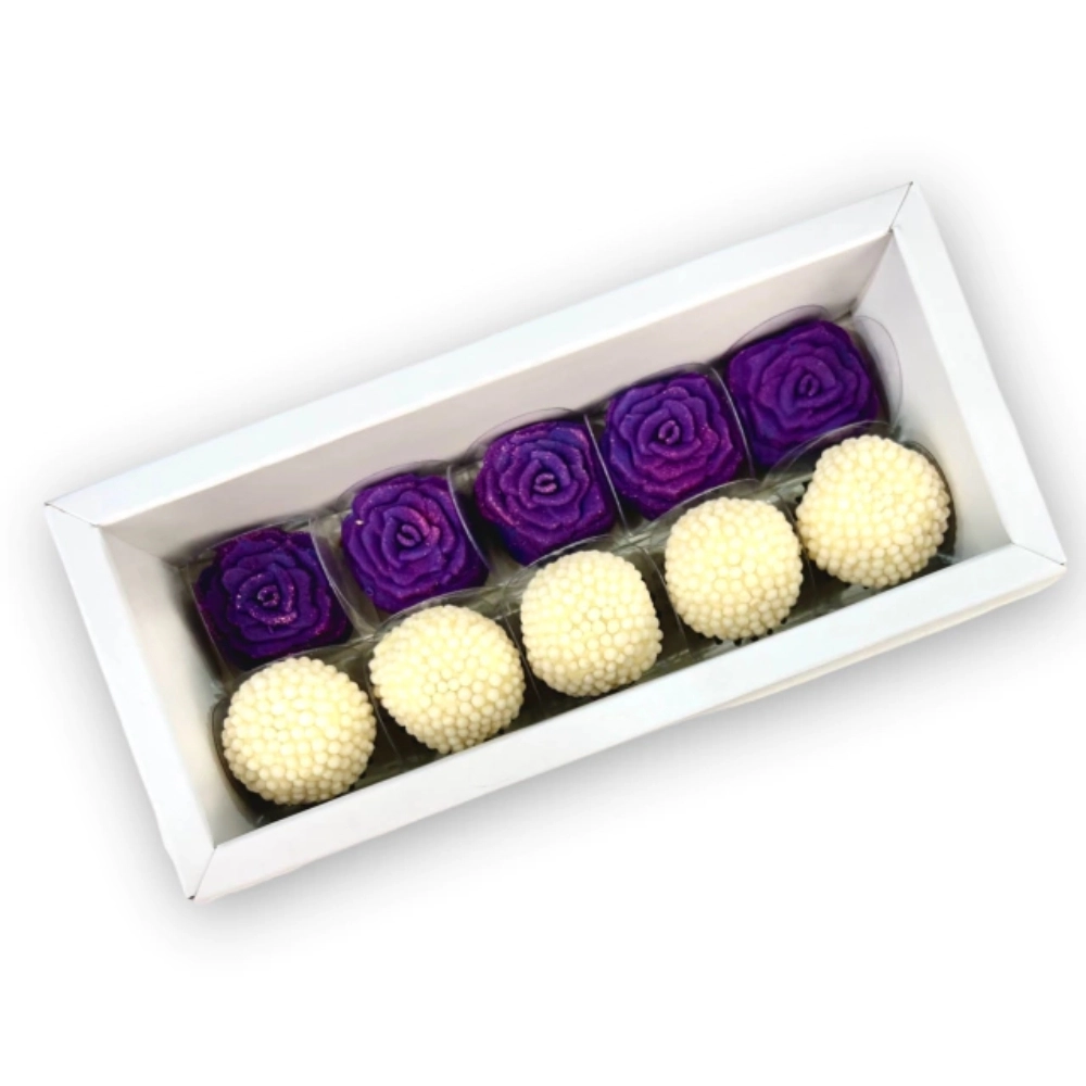 100 Caixas p/ 10 brigadeiros LUXO PERSONALIZADA