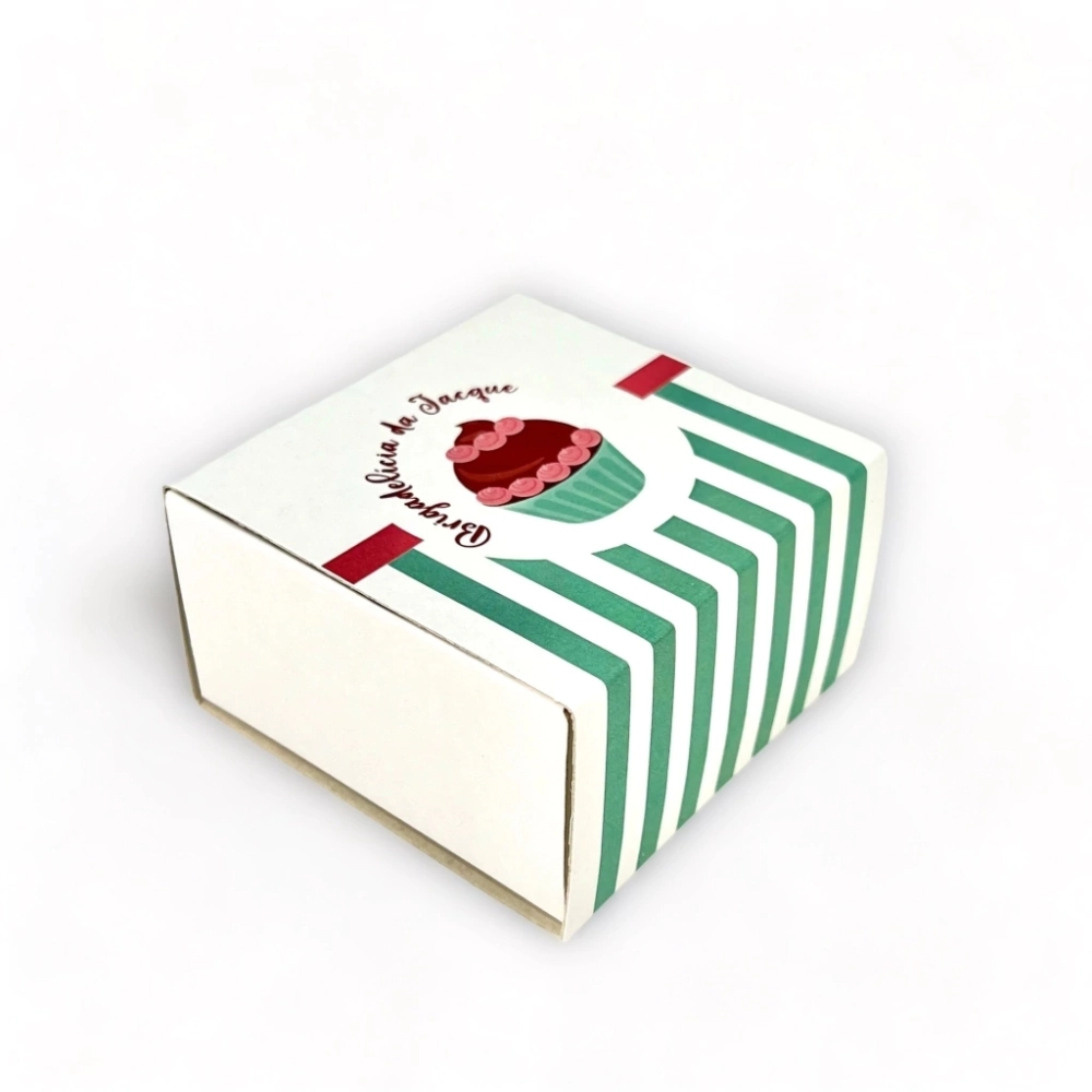 100 Caixas p/ 4 brigadeiros - Personalizada