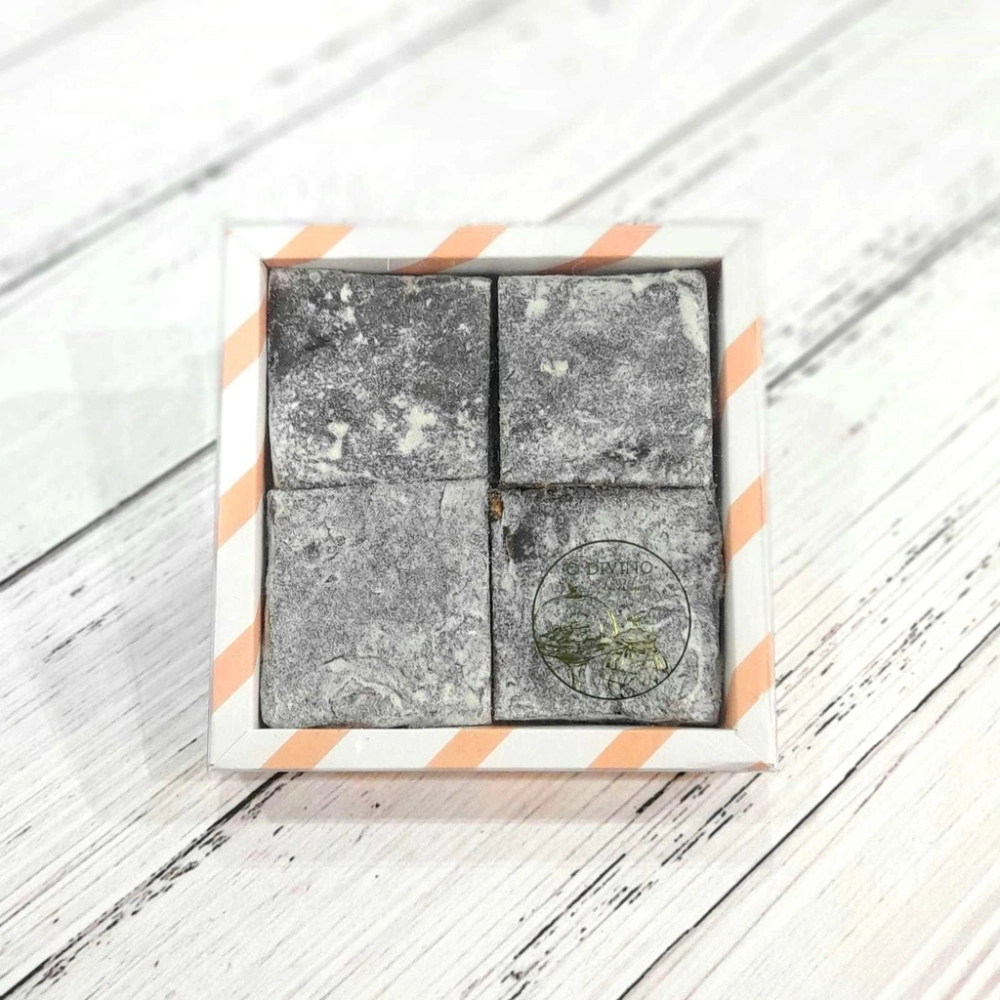 100 Caixas PERSONALIZADAS + HOT-Stamping para 4 Brownies, Palha Italiana, Pães de mel ou Cookies - TAMPA PVC