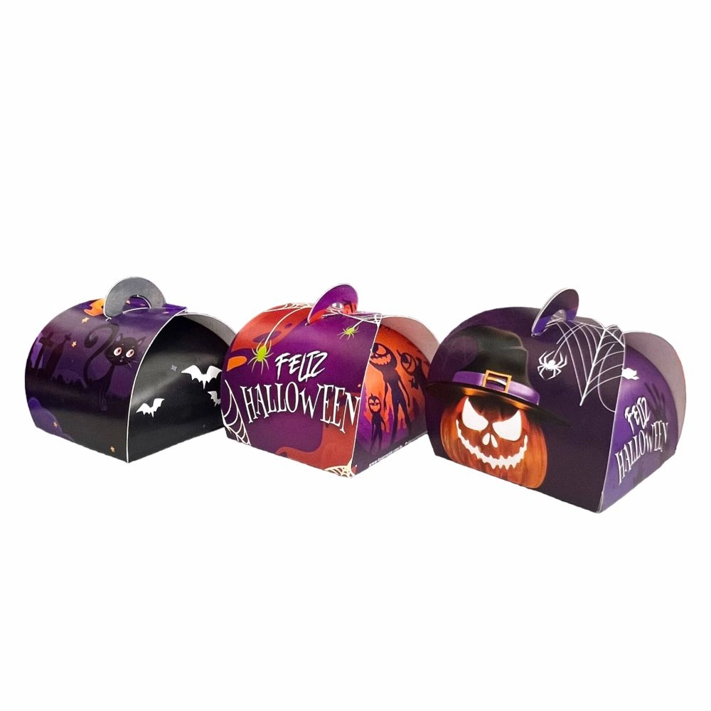 24 Embalagens Sacolinha Halloween - Coleção Purple