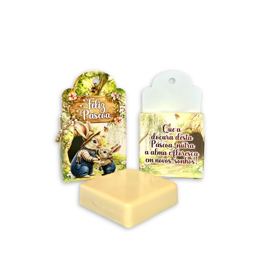 25 embalagens p/ 1 tabletinho - Coleção Páscoa da Colheita