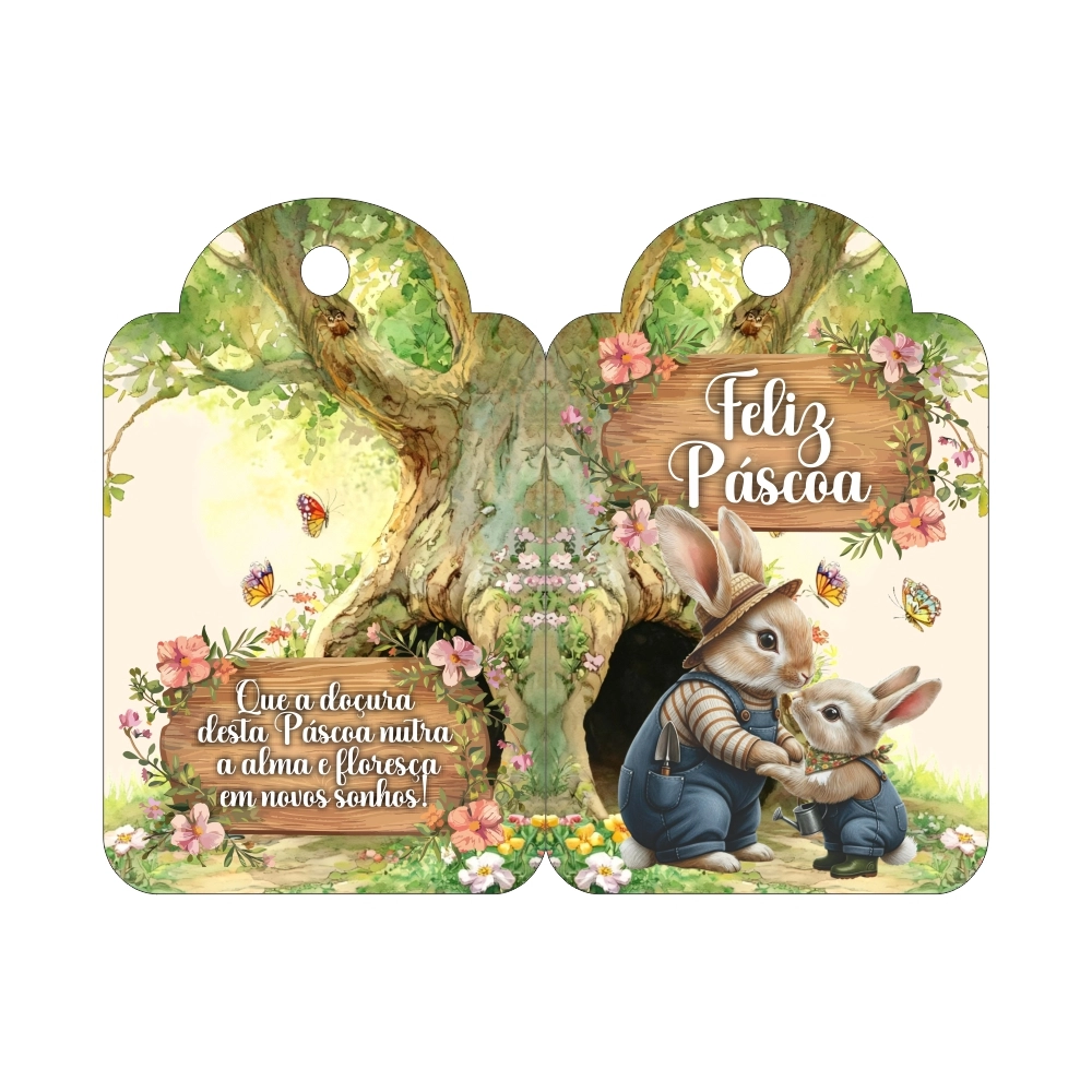 50 Tags - Coleção Páscoa da Colheita