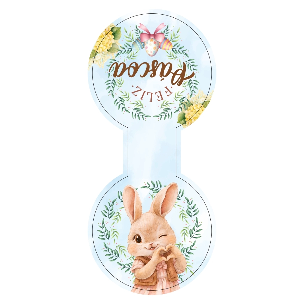 50 Adesivo Lacre de Segurança - Coleção Páscoa da Positividade